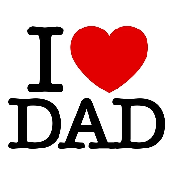 Artwork thumbnail, I LOVE DAD / I ♥ DAD by hottest-tees