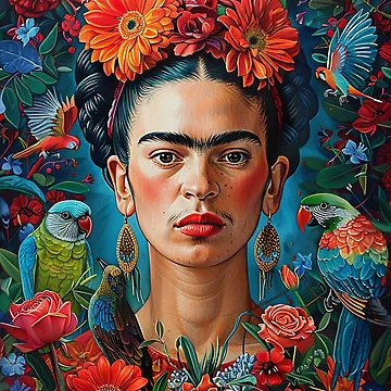 Artwork thumbnail, Frida Kahlo by ArtHouseNiklas