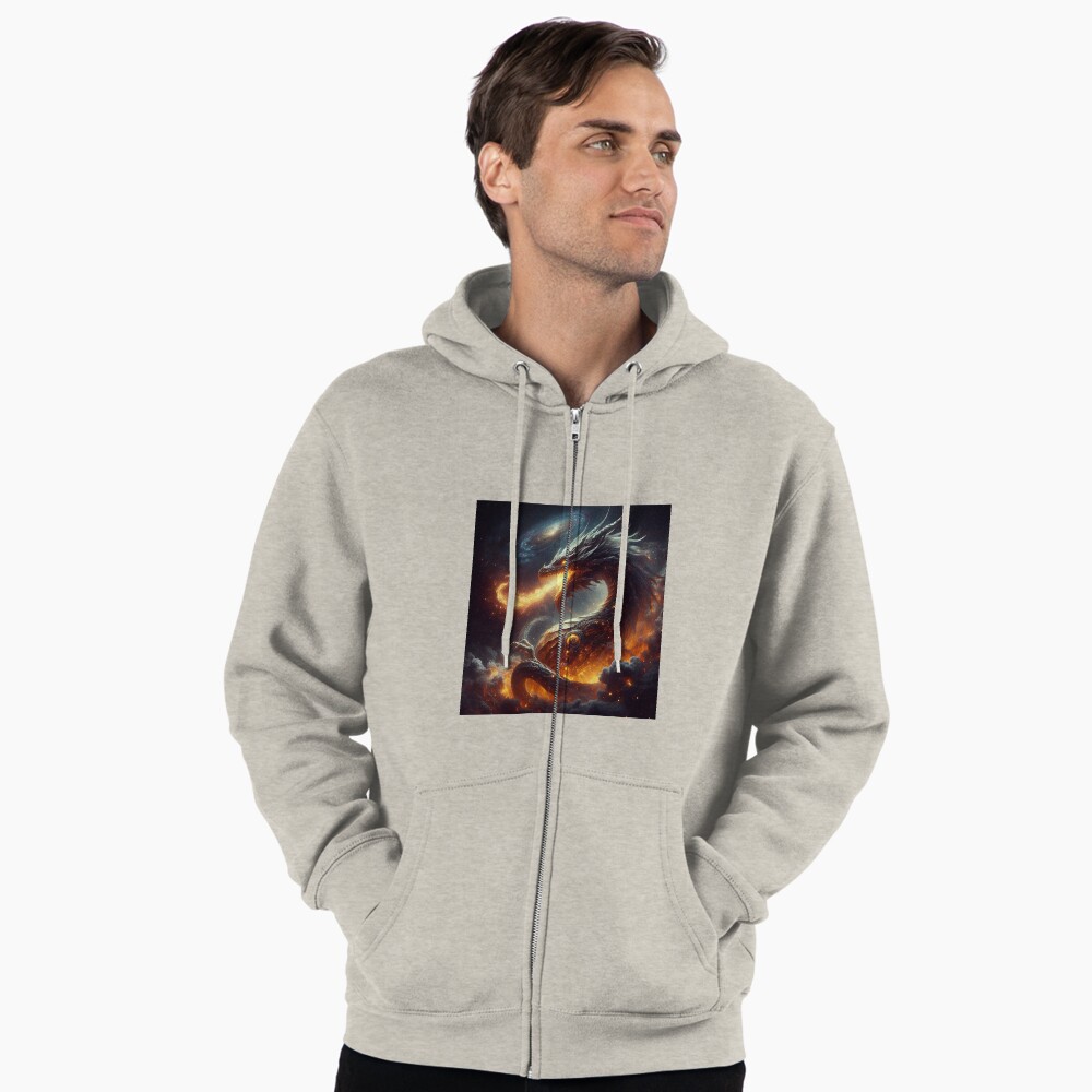 Aperçu de l'œuvre Veste zippée à capuche créée et vendue par RaF71PrO.