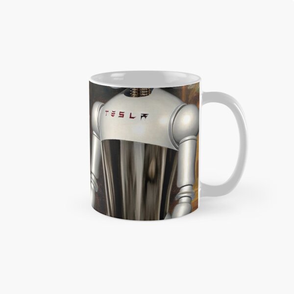 Item preview, Tesla bot designed and sold by TEEJAMBOREE.