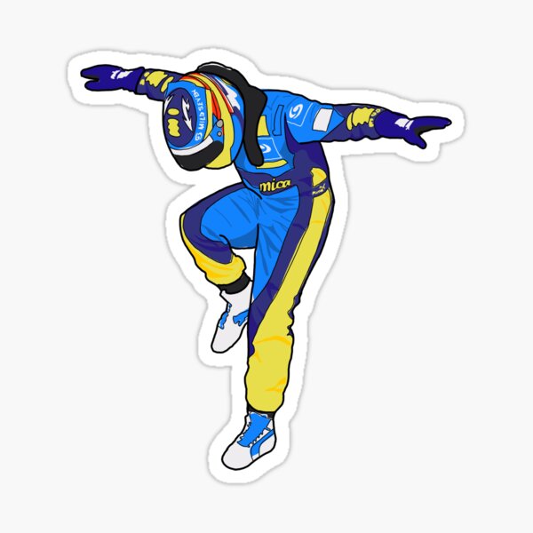 Artikelvorschau, Fernando Alonso Pose entworfen und verkauft von Paddock Princess.