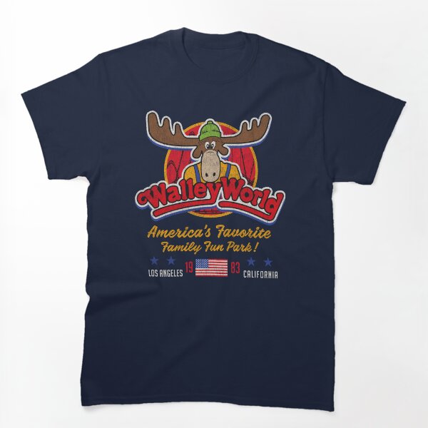 Aperçu de l'œuvre Walley World Moose 1983 Dks usé créée et vendue par Alema Art.