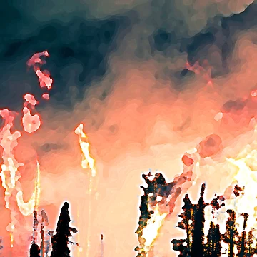 Artwork thumbnail, Fallout Apocalyptic Fire by MusicArtAndGrind