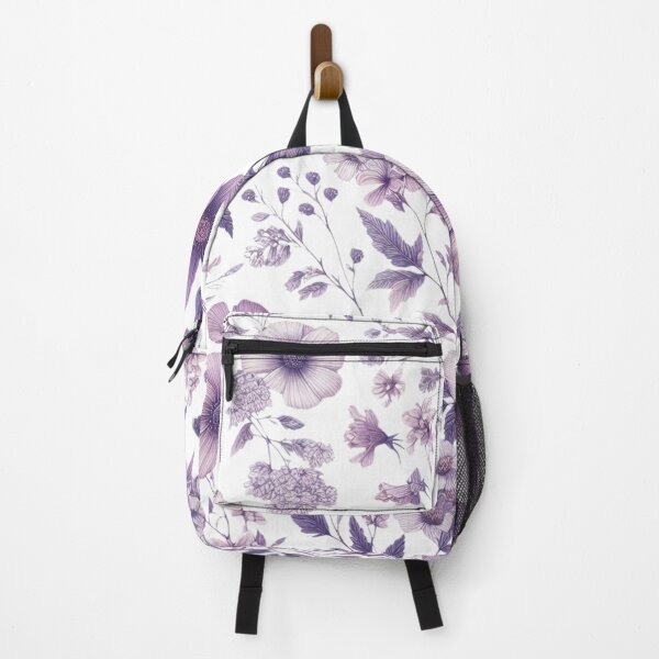 Item preview, Lilac & Lavender Floral Calico Print | Vintage-Inspired Art designed and sold by litchick1977.