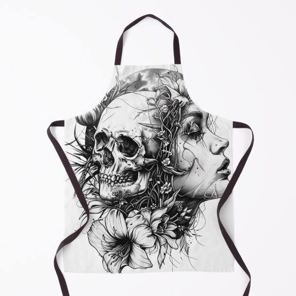 Item preview, Skull Woman Tattoo Design designed and sold by carloswiden.