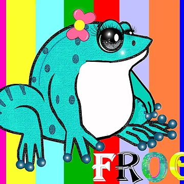 Artwork thumbnail, Charming frog by Shirley cute art