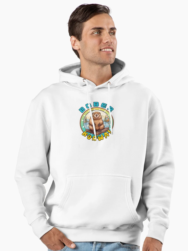 Thumbnail 2 of 6, Pullover Hoodie, Bober kurwa designed and sold by FatGiantCat.