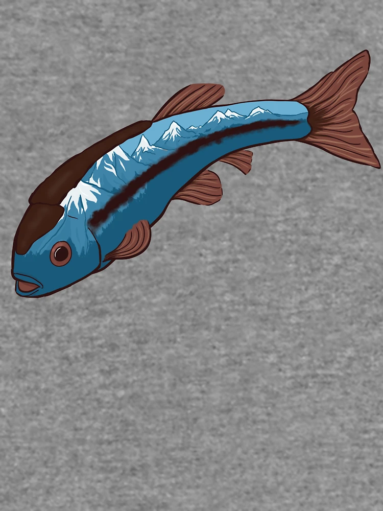 Thumbnail 6 of 6, Lightweight Sweatshirt, Mountain Minnow designed and sold by rornelson.