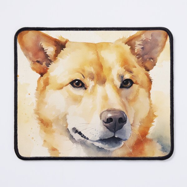 Aperçu de l'œuvre Art du chien Jindo coréen créée et vendue par TheAnimalZ00.