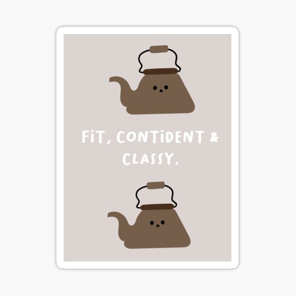 Artikelvorschau, Fit, selbstbewusst & stilvoll | Motivation und Inspiration | Niedliche Charakterillustrationen | Einfaches Design entworfen und verkauft von RM-Journey.