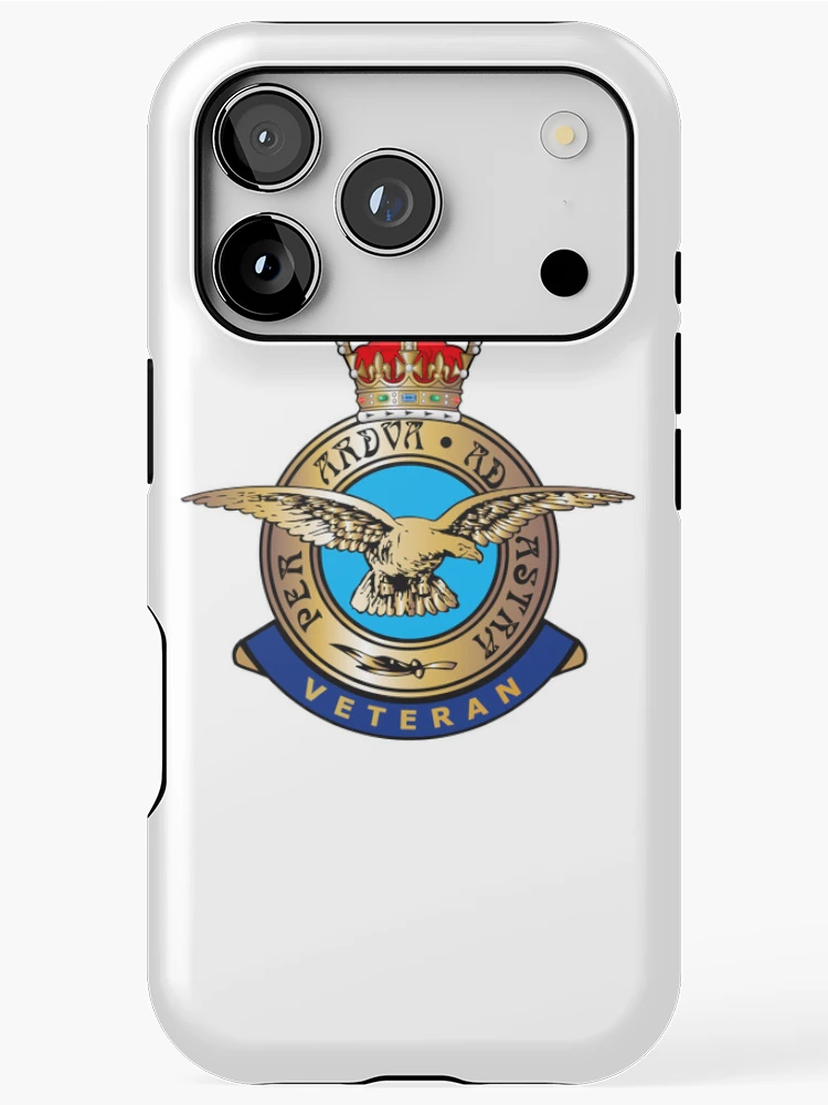 Imagen 1 de 4, Funda de iPhone con la obra Veterano de la Royal Air Force veterano de la RAF fuerzas británicas mod uk, diseñada y vendida por LaughingProf.