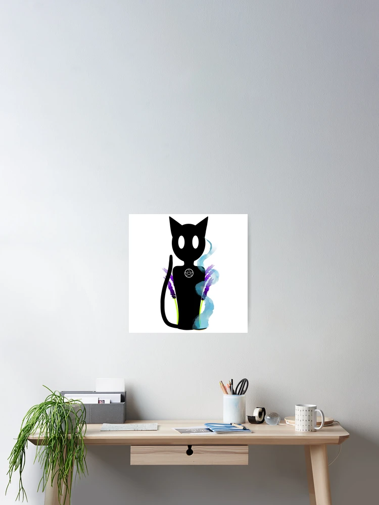Thumbnail 2 of 3, Poster, Gwyn Cat designed and sold by 3Pagans.