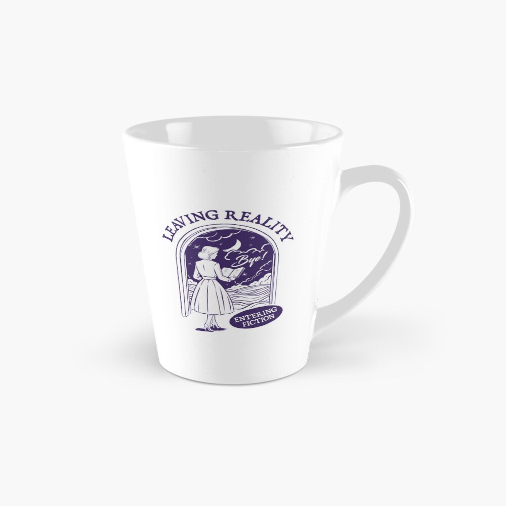 Vista previa del artículo con la obra «Taza cónica», diseñado y vendido por BookWishEra.