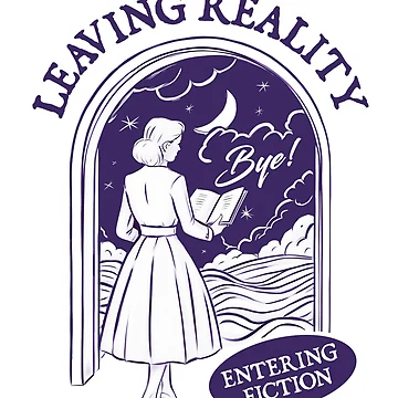 Imagen de la obra Dejar la realidad y entrar en la ficción para los amantes de los libros de BookWishEra