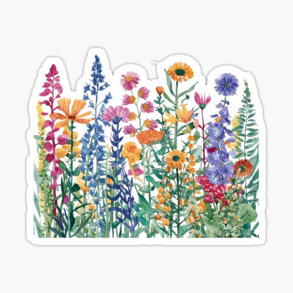 Item preview, Flores Silvestres Coloridas, Botánicos, Florales designed and sold by MyLittleOwl.