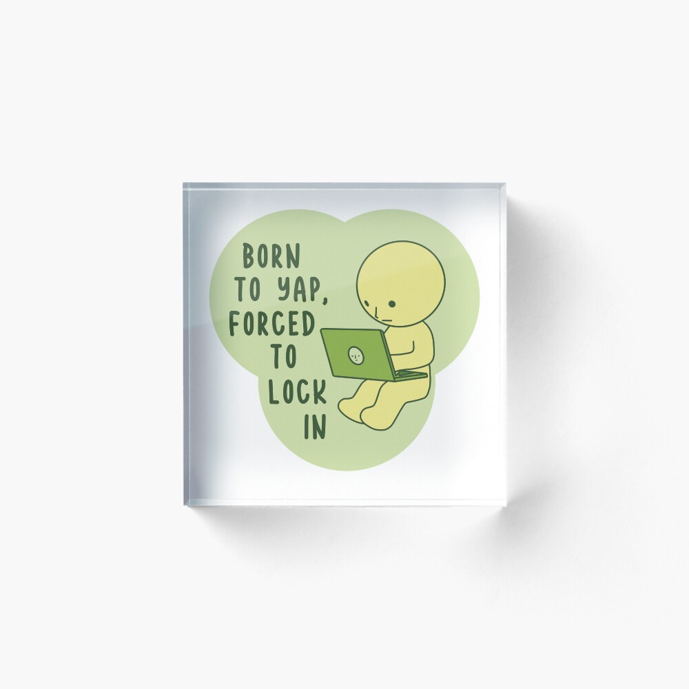 Artikel-Vorschau von Acrylblock, designt und verkauft von simpleactivist.