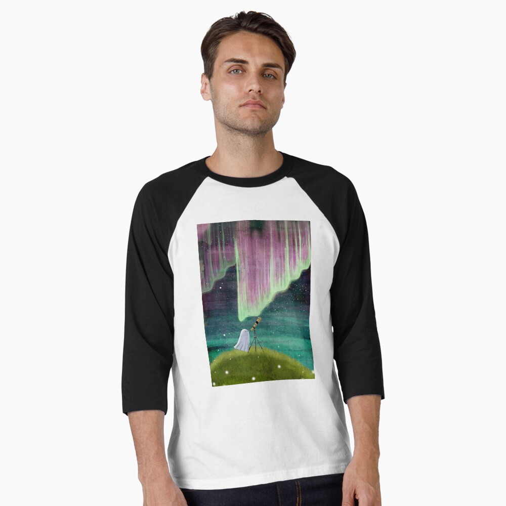 Vista previa del artículo con la obra «Camiseta ¾ estilo béisbol», diseñado y vendido por katherineblower.