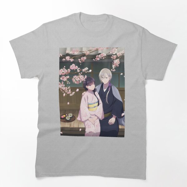 Aperçu de l'œuvre Watashi no Shiawase na Kekkon assis ensemble pendant une saison de floraison créée et vendue par NooraniFantasy.