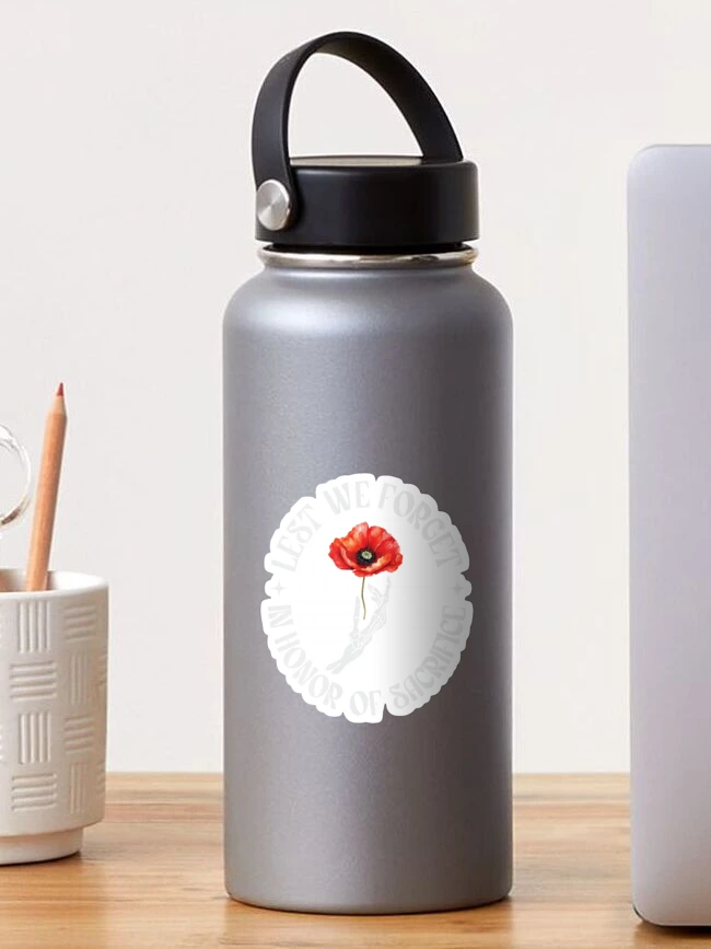 Thumbnail 1 of 3, Sticker, Lest we Forget designed and sold by GUARAPITADESIGN.