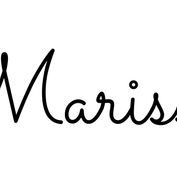 Artwork thumbnail, Writing Marissa Name Label by NormadWorld