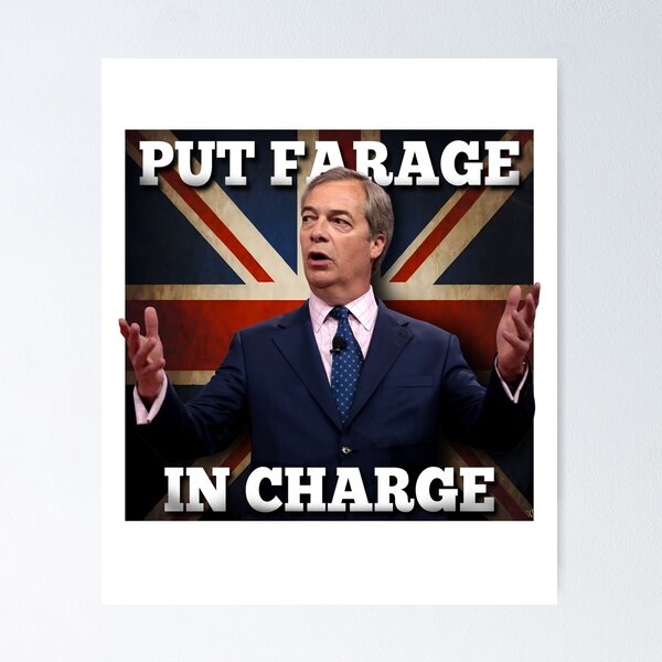 Item preview, Nigel Farage puso a Farage a cargo designed and sold by PokerFace420.