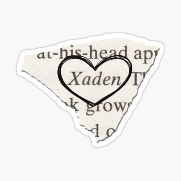 Aperçu de l'œuvre Xaden Riorson Coeur - V2 créée et vendue par La Chica Guapa.