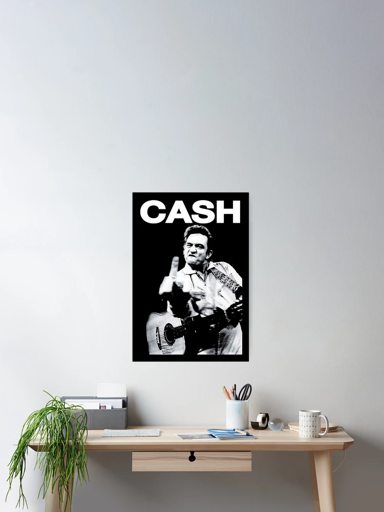 Thumbnail 2 of 3, Poster, Cash Middle Finger designed and sold by HellenscottEz.