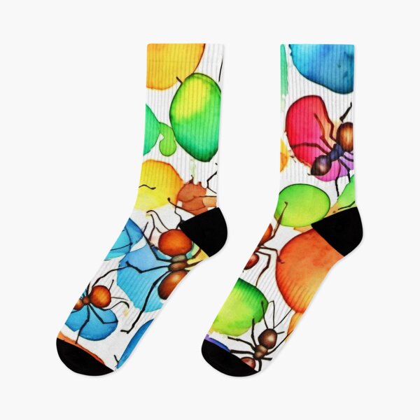 Item preview, Vibrant Watercolor Baby Ants designed and sold by Health And Fitness Posts e-Store.