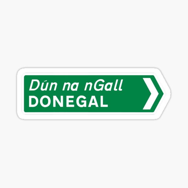Item preview, Señal de tráfico de Donegal (verde) designed and sold by Jess Willow.
