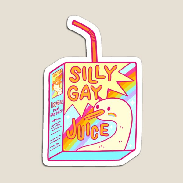 Aperçu de l'œuvre Jus Silly Gay (Jus Silly Goose) créée et vendue par VaguelyOriginal.
