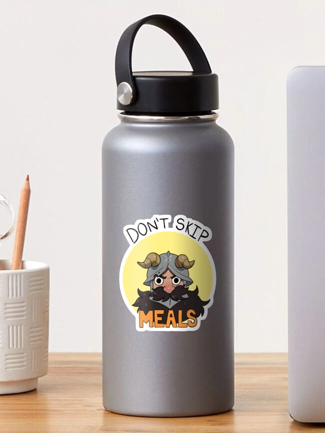 Aperçu 1 sur 3. Sticker avec l'œuvre Donjon Meshi Mignon Senshi créée et vendue par Rojasole.