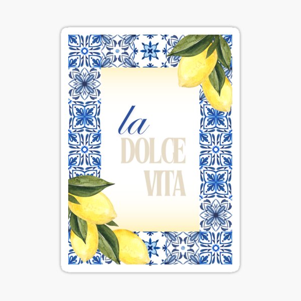 Aperçu de l'œuvre La Dolce Vita créée et vendue par ☆ KB DESIGNS ☆.