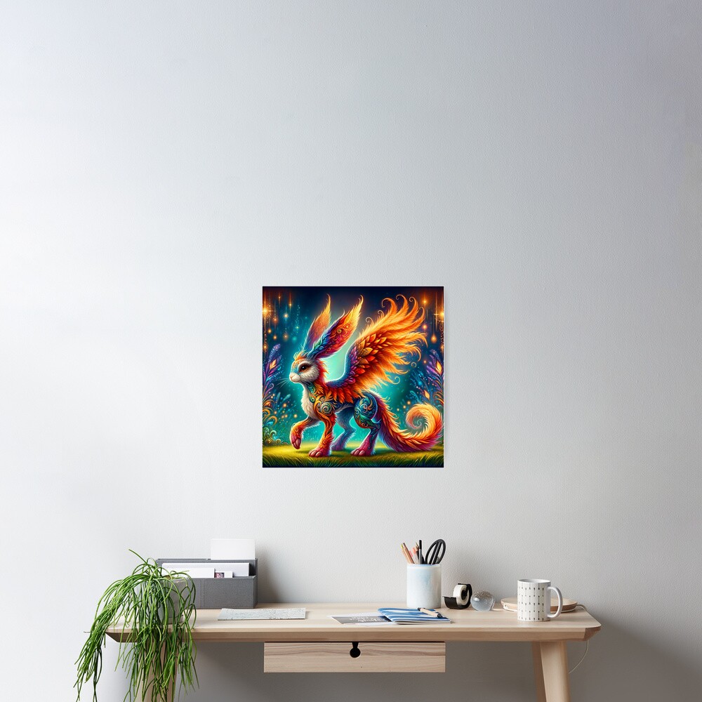 Vista previa del artículo con la obra «Póster», diseñado y vendido por MexArtAI-shop.