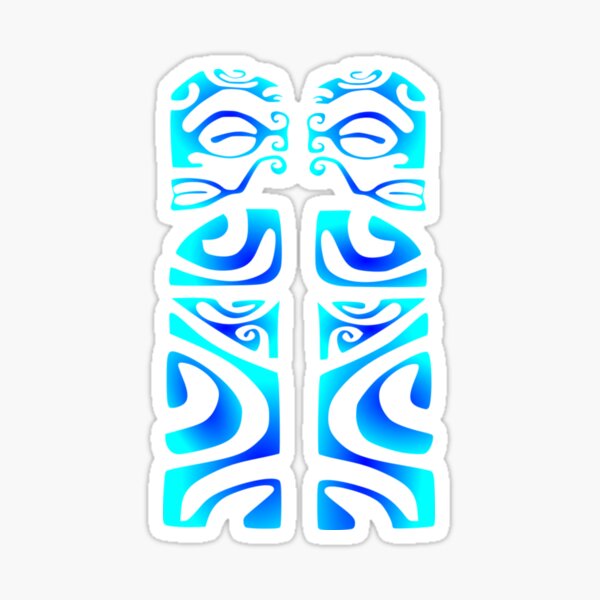 Aperçu de l'œuvre GEMINI (lagon bleu) créée et vendue par Nesian-Tahiti.