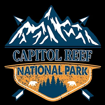 Artwork thumbnail, Capitol Reef National Park by graphic-map