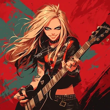 Artwork thumbnail, Avril Lavigne inspired punk by Quirkyaesthetics