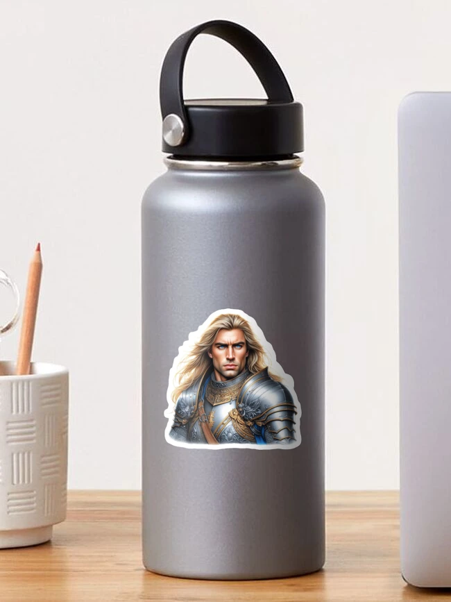 Aperçu 1 sur 3. Sticker avec l'œuvre Lancelot créée et vendue par Foxlindesigns.
