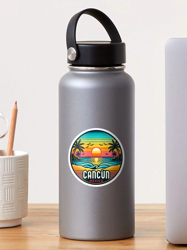 Thumbnail 1 of 3, Sticker, Cancun Mexico designed and sold by LoveLabDesign.