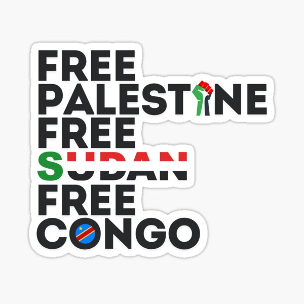 Artikelvorschau, Freies Palästina, freier Sudan, freier Kongo entworfen und verkauft von sourceoflife.