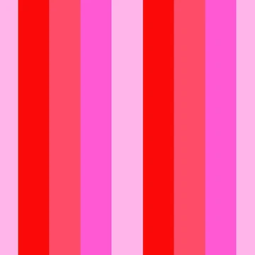 Artwork thumbnail, Contemporary Pink and Red Stripes by OneThreeSix
