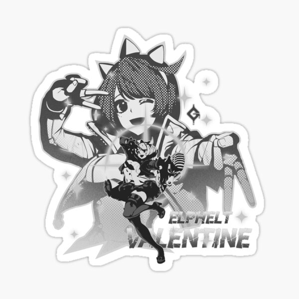 Aperçu de l'œuvre Elphelt Noir Blanc créée et vendue par Joks Nest.