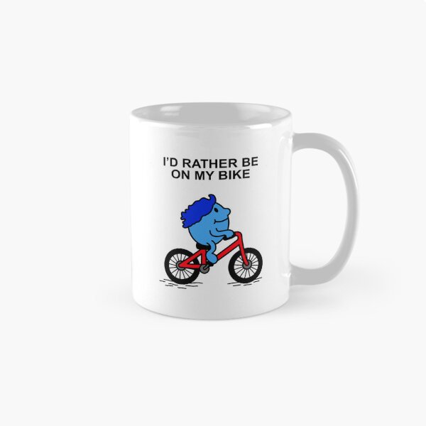 Aperçu de l'œuvre Monsieur les Hommes, je préfère être sur mon vélo Cycliste créée et vendue par Scat the cat.