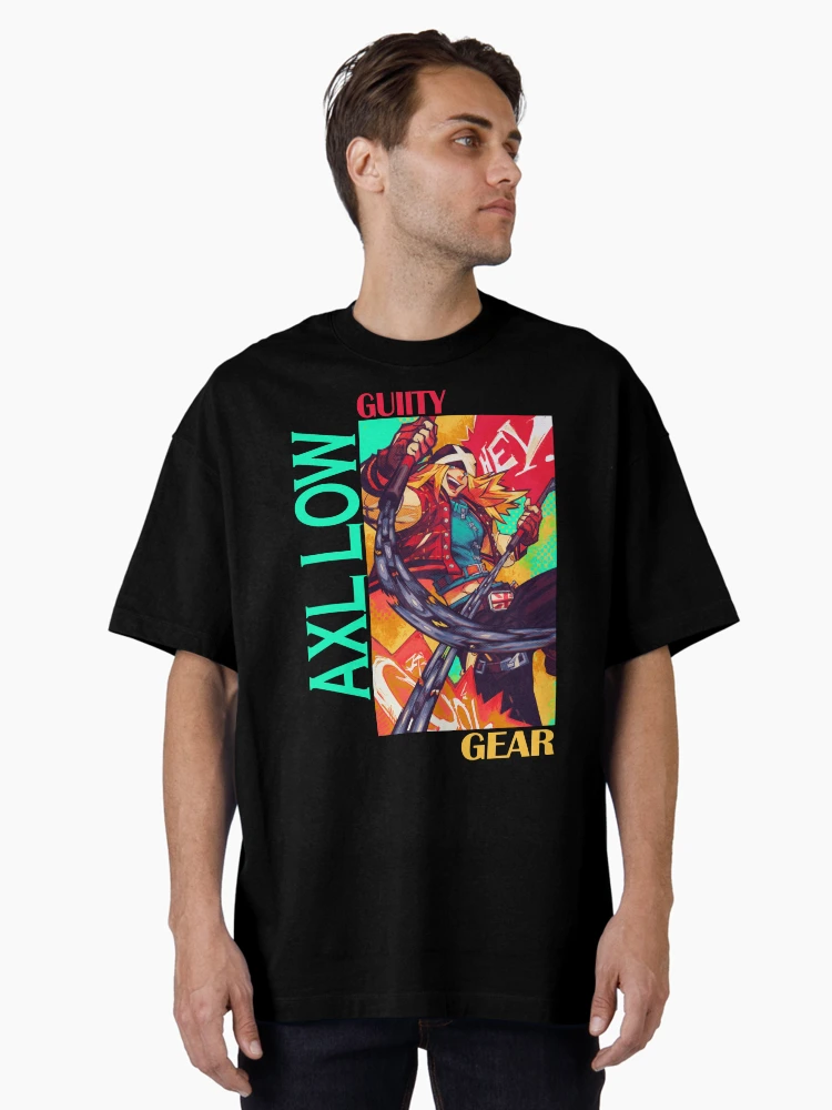 Aperçu 2 sur 7. T-shirt oversize avec l'œuvre Guilty Gear Axe Bas créée et vendue par Arviana--Design.