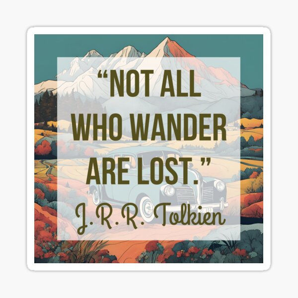 Item preview, Cita de viaje de J.R.R. tolkien designed and sold by tmachtan.