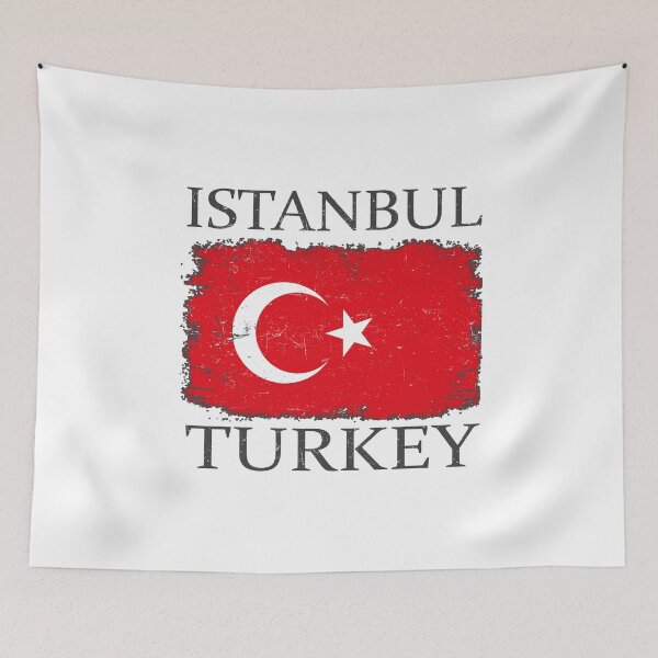 Aperçu de l'œuvre Istanbul Turkey Flag Turkey Tourist Istanbul Tourist créée et vendue par farhanhafeez.