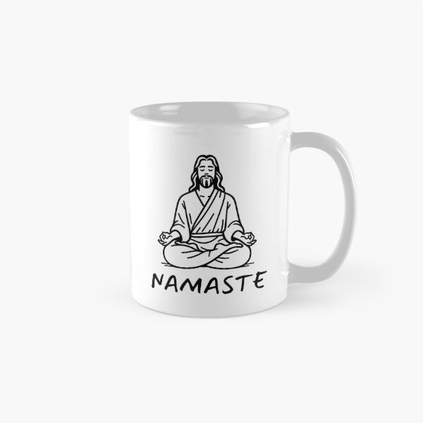 Aperçu de l'œuvre Namaste Jésus Christian Yoga créée et vendue par DivineMovement.