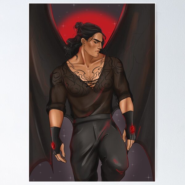 Item preview, Cassian Lord of Bloodshed (shirt on) designed and sold by SCHETROSCHKY SHOP.