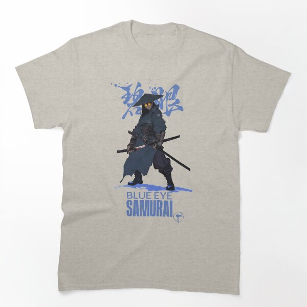 Aperçu de l'œuvre Cape oeil bleu samouraï créée et vendue par blackdogshop.