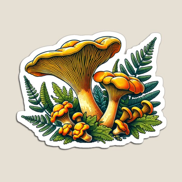 Item preview, Hongos rebozuelos de los bosques del PNW designed and sold by Catherine Harrison.