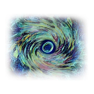 Artwork thumbnail, Blue Nebulae by OlgaStudio